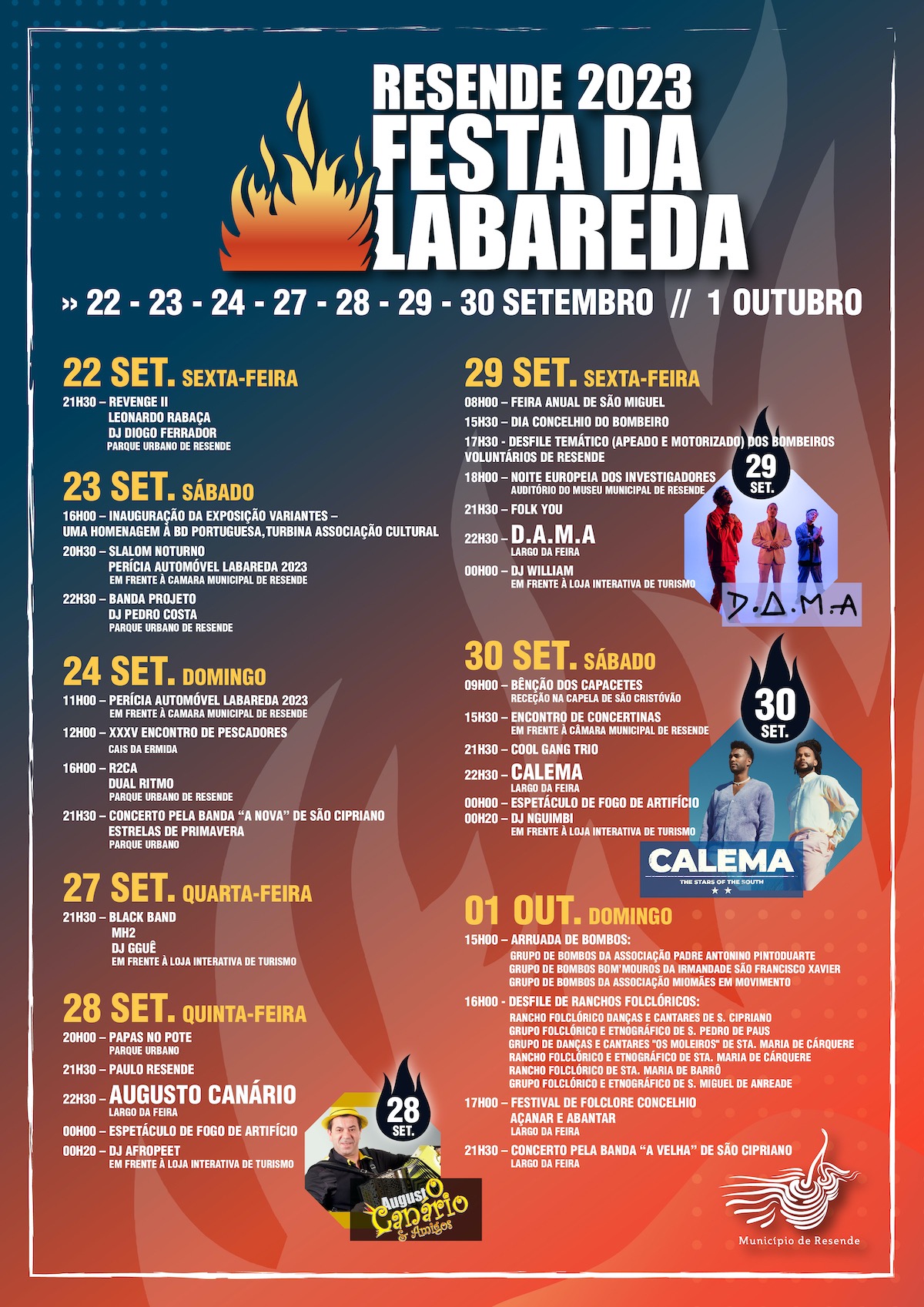 cartaz de programa